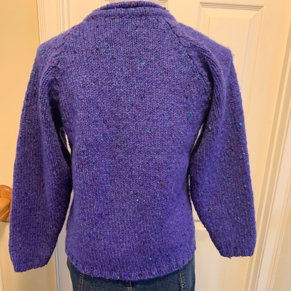 Hand loomed wool sweater from Donnegal Ireland size small - Picture 2 of 6